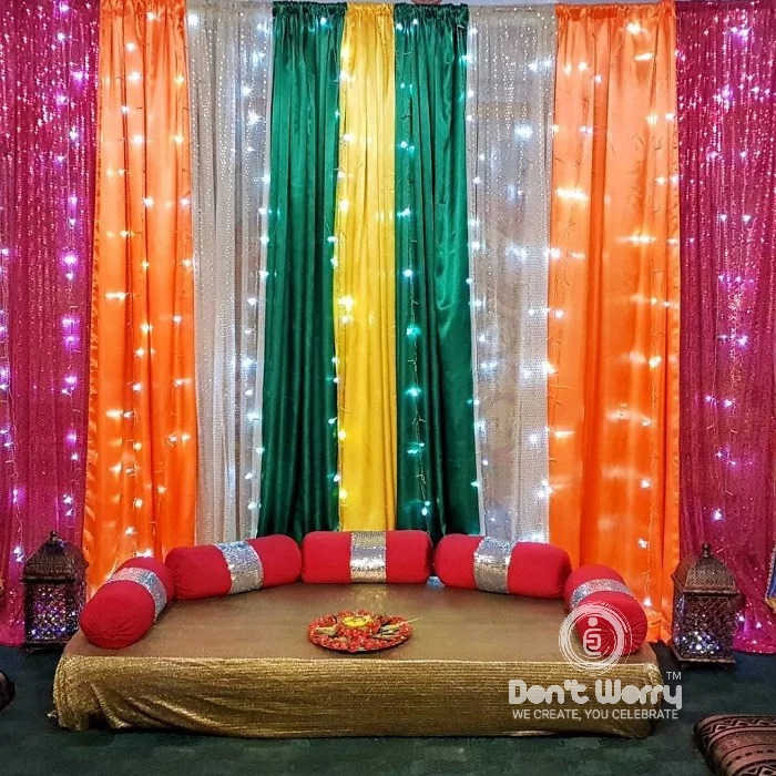 MUNDAN CEREMONY CELEBRATION AT HOME | BEST MUNDAN DECORATORS IN VARANASI |  THEME DECORATION FOR BABY'S MUNDAN | DON'T WORRY EVENTS | BLUE THEME  DECORATION FOR MUNDAN | NEWBORN BABY MUNDAN DECORATION |